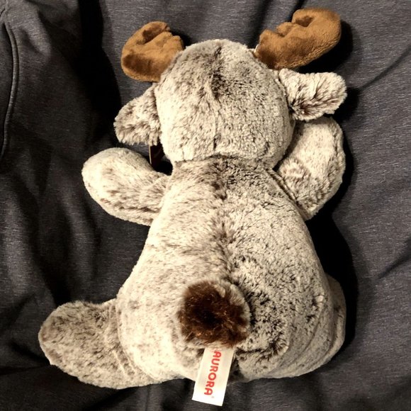 New Aurora 12" Sweet & Softer Milo the Moose Stuffed Animal ~ Soft Plush Toy - Picture 2 of 6